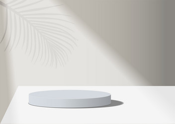 abstract minimal scene with geometric forms vector image