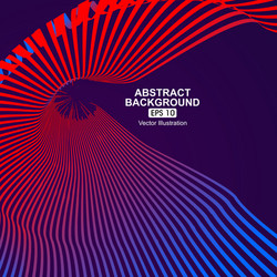 curve composition have a sense of perspective vector image