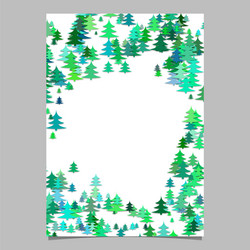 Seasonal christmas design page template - blank vector