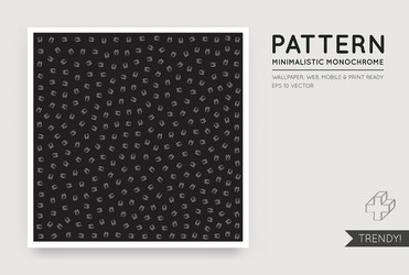 black abstract background with seamless random vector image