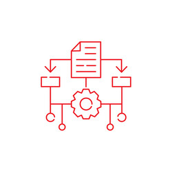 machine learning ml icon design vector image