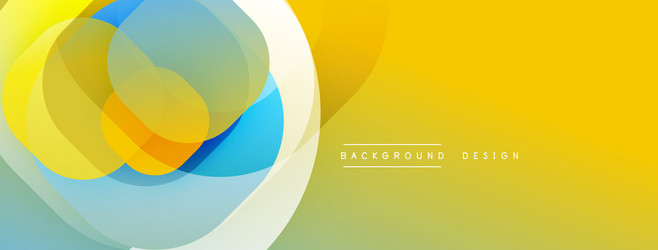 abstract colorful shapes overlap creating dynamic vector image