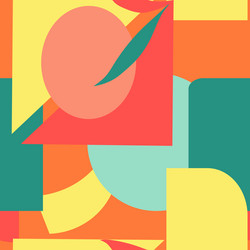 abstract seamless pattern withe various lines vector image