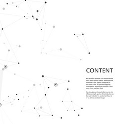 points connected by straight lines into simple vector image