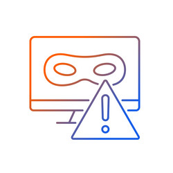 rootkit gradient linear icon vector image