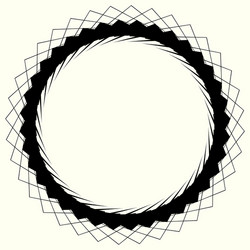 Geometric circle element motif random edgy vector