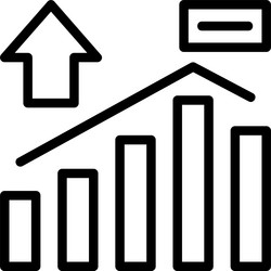 shift spark linear style icon design vector image