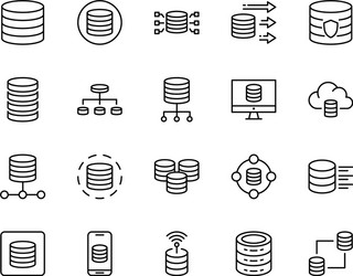 Data line icon Royalty Free Vector Image - VectorStock