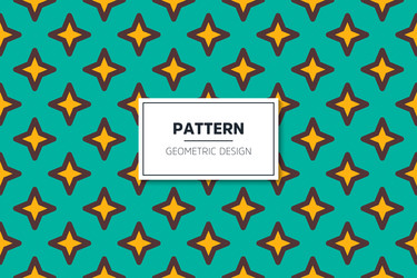seamless pattern with colorful geometric art vector image