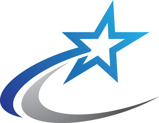 Star shine logo Royalty Free Vector Image - VectorStock