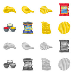 isolated object farm and fast symbol set vector image