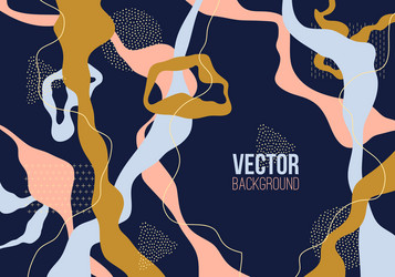 abstract pattern cartoon texture with lines dots vector image