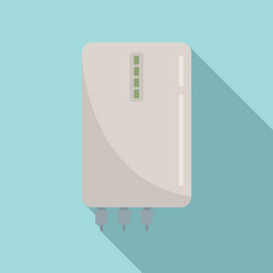 cellphone power bank icon flat charge vector