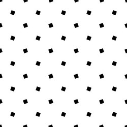 angular black and white seamless square pattern vector image