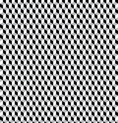 seamless geometric volume pattern 3d cube shapes vector image