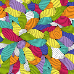abstract wave seamless pattern background vector image