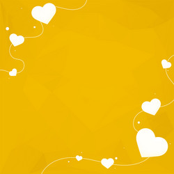 heart string border frame vector