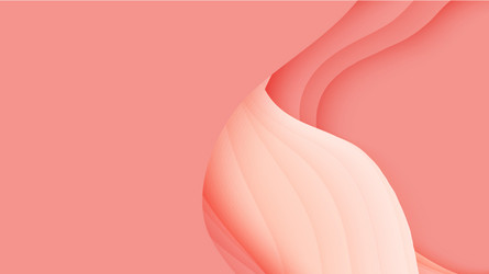 3d abstract background with paper cut shape vector image