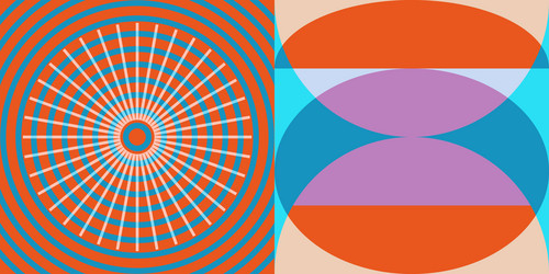 Dynamic Geometric Pattern vector image
