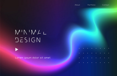 Dynamic Neon Abstract Background vector image