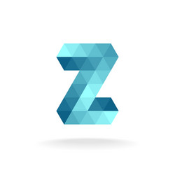Abstract letter z logo Royalty Free Vector Image