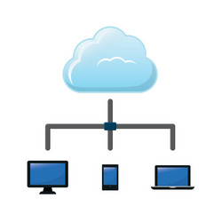 data base design vector image