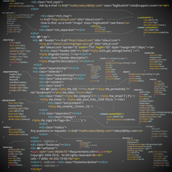 Code Blocks HTML Abstract vector image