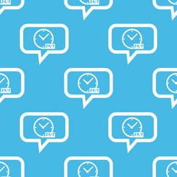 overnight daily message pattern vector image