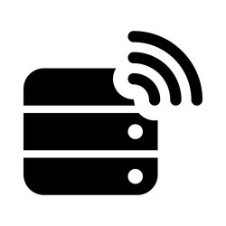 information storage with a wireless database vector image