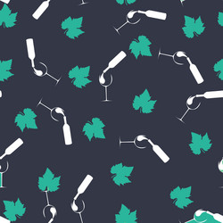 wine pattern vector image