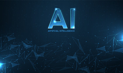artificial intelligence machine learning ai data vector image