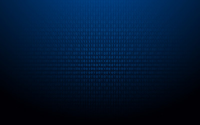 abstract 1 and 0 binary code matrix vector image