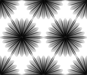 Monochrome stripy endless pattern art continuous vector