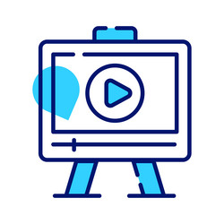 online movie design ready to use in websites vector image