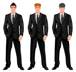 Business team set Royalty Free Vector Image - VectorStock