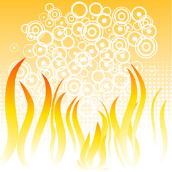 Fire flame seamless pattern Royalty Free Vector Image