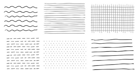 grid square hand drawn textured lines notebook vector image