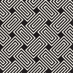 Modern Interlocking Lines Pattern vector image