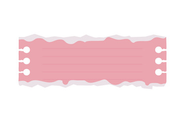 Ripped notebook page Royalty Free Vector Image