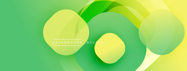 abstract gradients overlapping circles create vector image