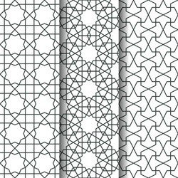 Islamic geometry pattern Royalty Free Vector Image