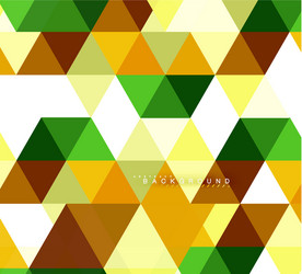multicolored triangles abstract background mosaic vector image