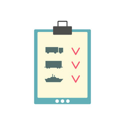 notepad notebook with to do list isometric flat vector image