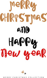 christmas and winter theme poster Vector Image