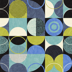 Retro Circle Pattern vector image