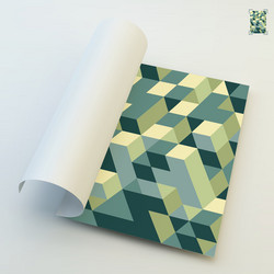 a4 business blank 3d blocks structure background vector image