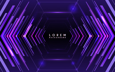 abstract hexagonal technology wave background vector image