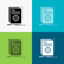 app build developer program script icon over vector image