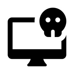 laptop not functioning due to hardware issue vector image