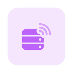 information storage with a wireless database vector image
